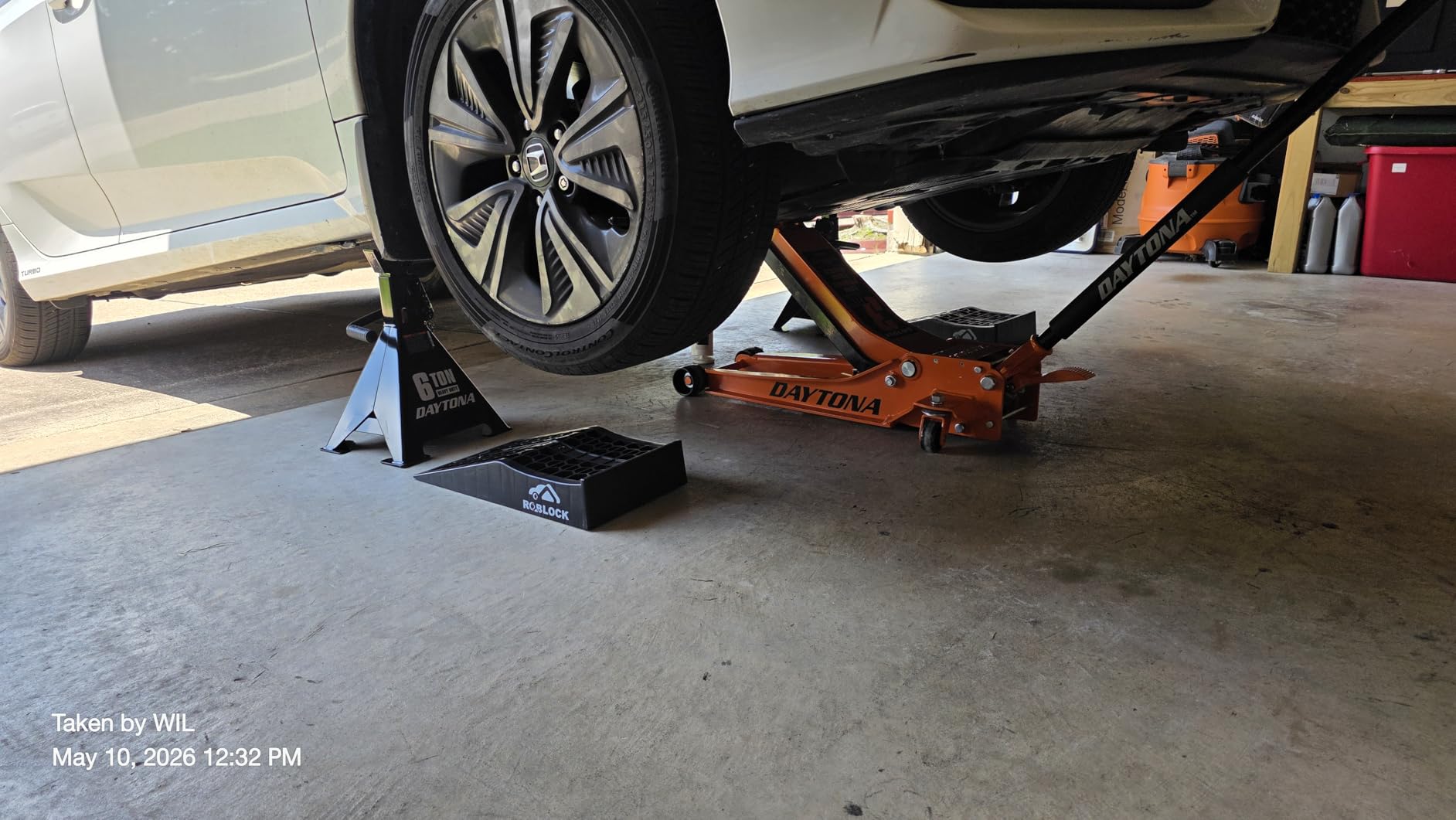 ROBLOCK Car Ramps for Lift and Vehicle Maintenance, Portable Low Profile Car Ramps customer photo 1