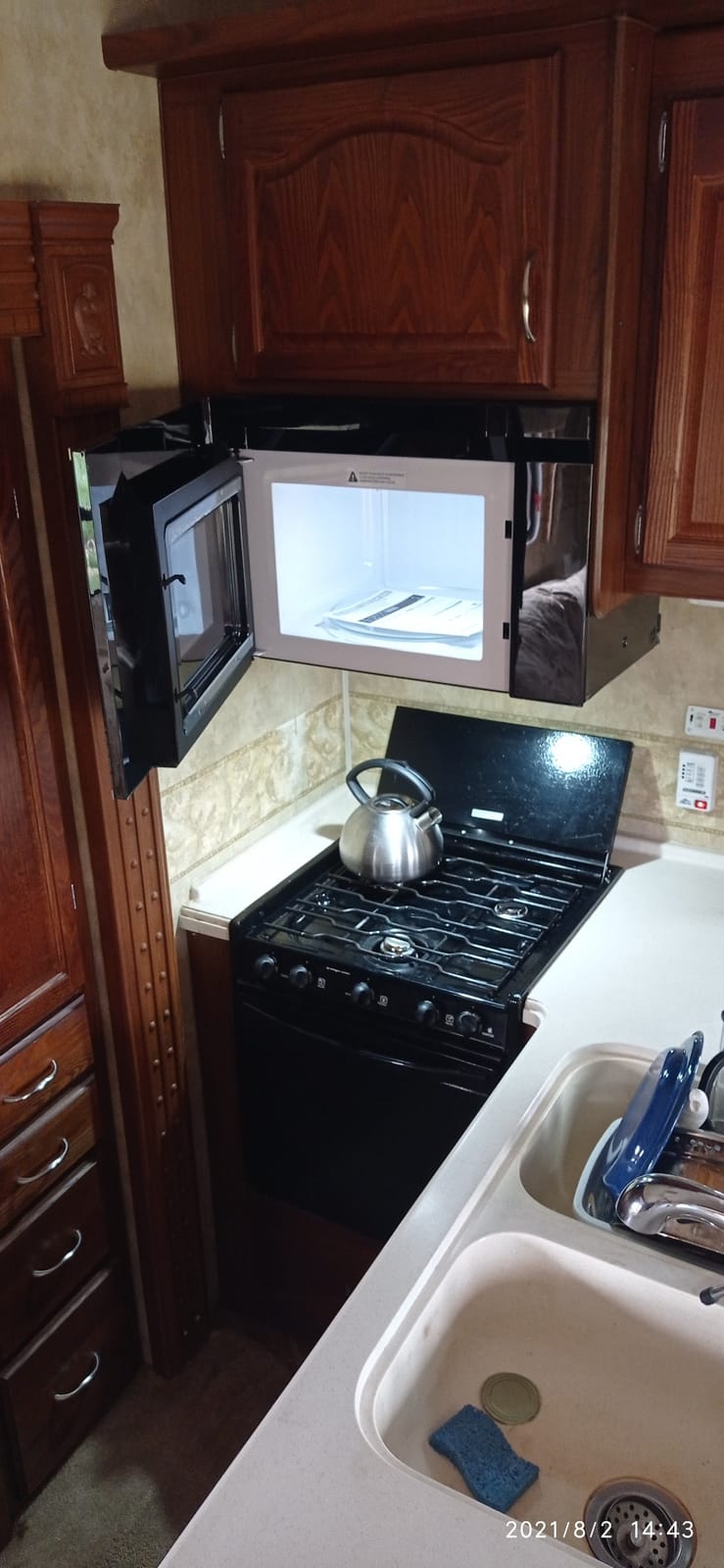 30 in. Stellar Coll 1.2 cu ft Slim Over the Range Microwave Vent Fan, Black | Cosmo COS-3012ORLP1SS 1000W, Automatic Presets, Touch Controls, Sensor Cooking, LED Lighting, Defrost Functions customer photo 2