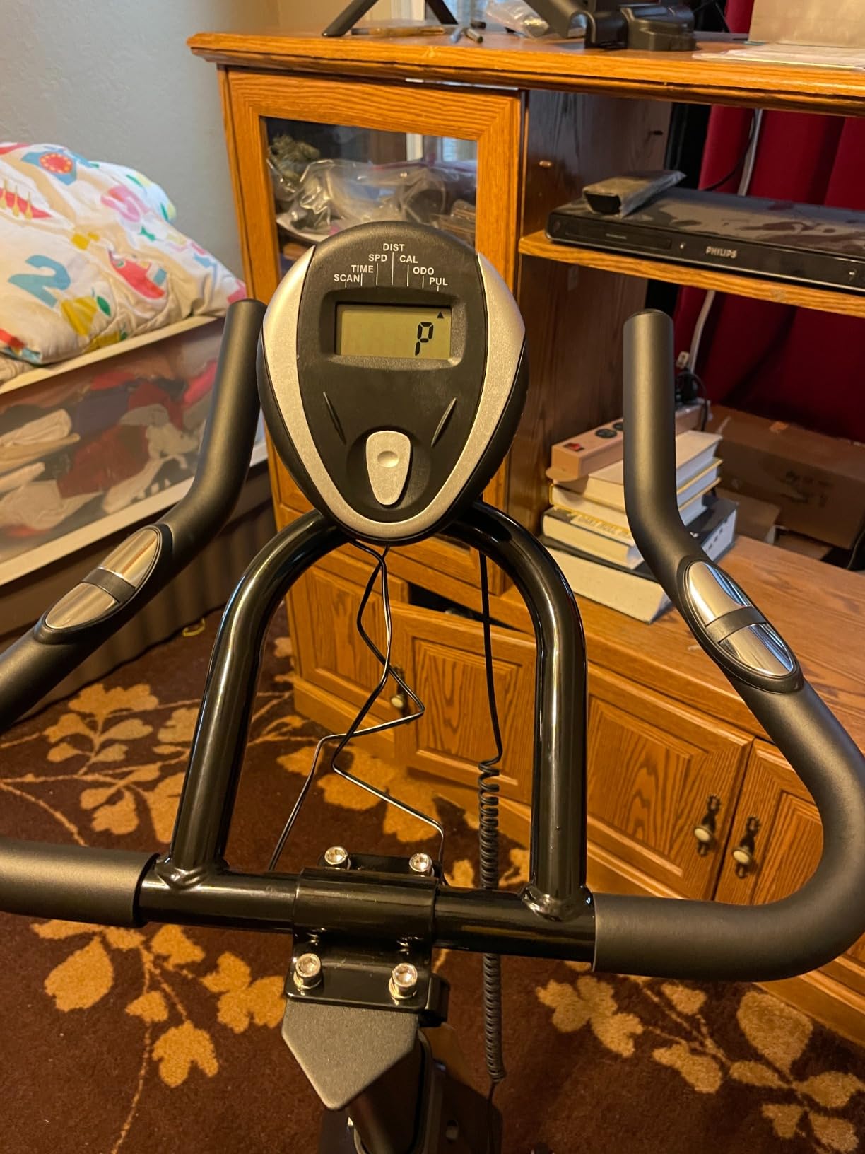 YOSUDA Exercise Bike, Magnetic Friction Stationary Bike with App Training | Magnetic Indoor Cycling Low Noise Bike for Home with 300 lb Weight Capacity, Tablet Holder and Fitness Course for Weight Loss customer photo 2