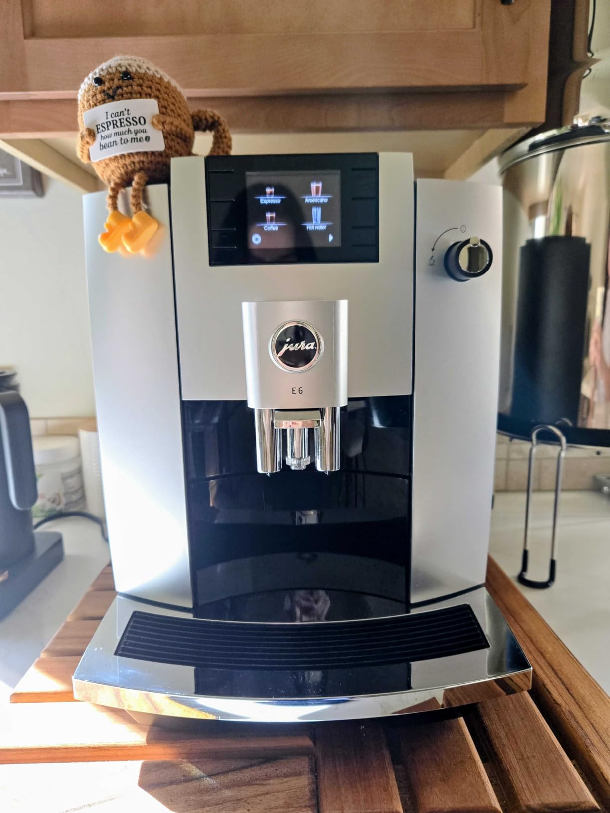 Jura E6 Platinum 15465 Automatic Espresso Machine with Professional Aroma Grinder customer photo 2