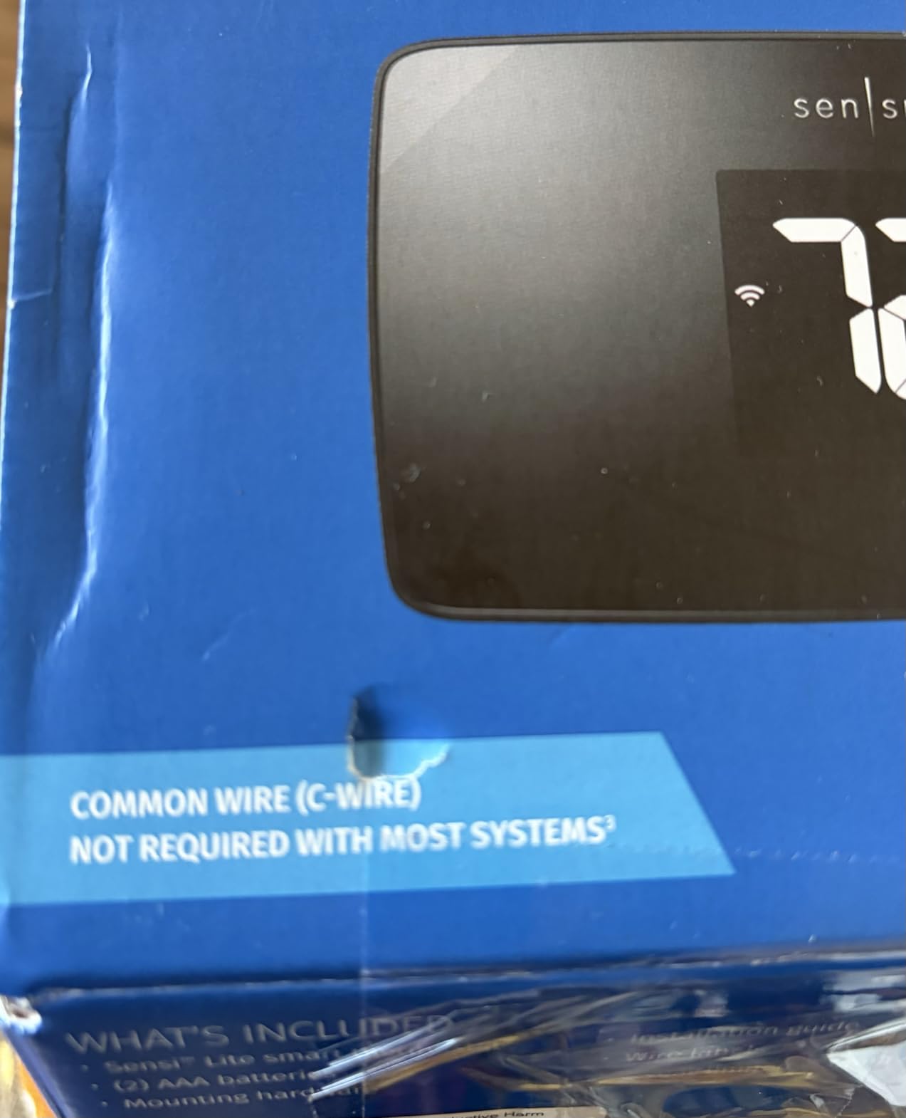 Sensi Lite Smart Thermostat, WiFi, Alexa, DIY, Energy Star Certified, ST25 customer photo 1