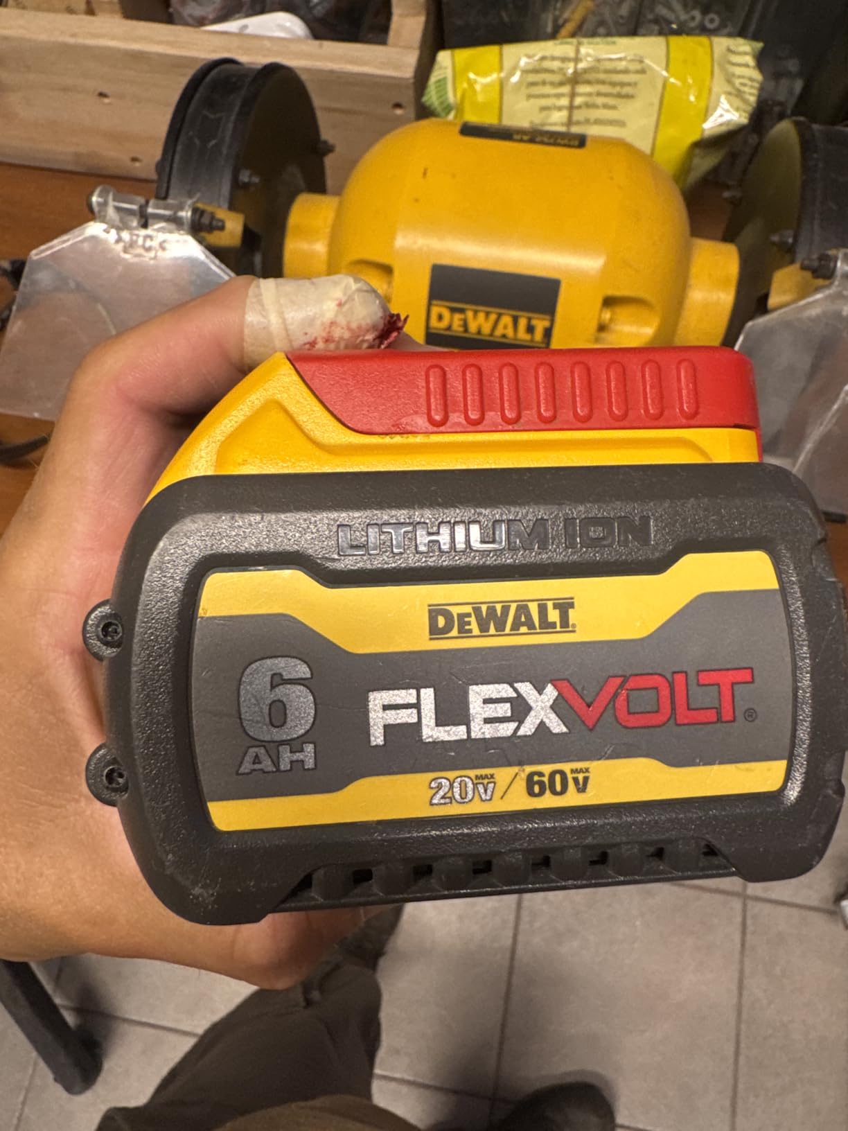 DEWALT 20V MAX* Belt Sander, Cordless, Brushless, Tool Only (DCW220B) customer photo 1