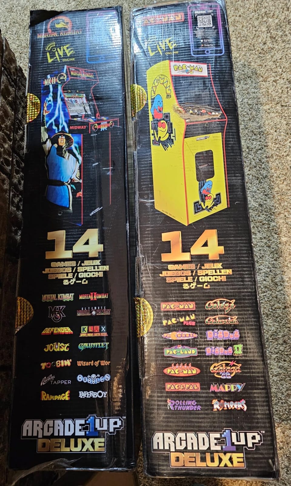 ARCADE1UP Mortal Kombat II Deluxe Arcade Machine, 14 Games | Gaming Cabinet with Real Feel Joysticks and Buttons, 17-Inch Color Screen customer photo 1
