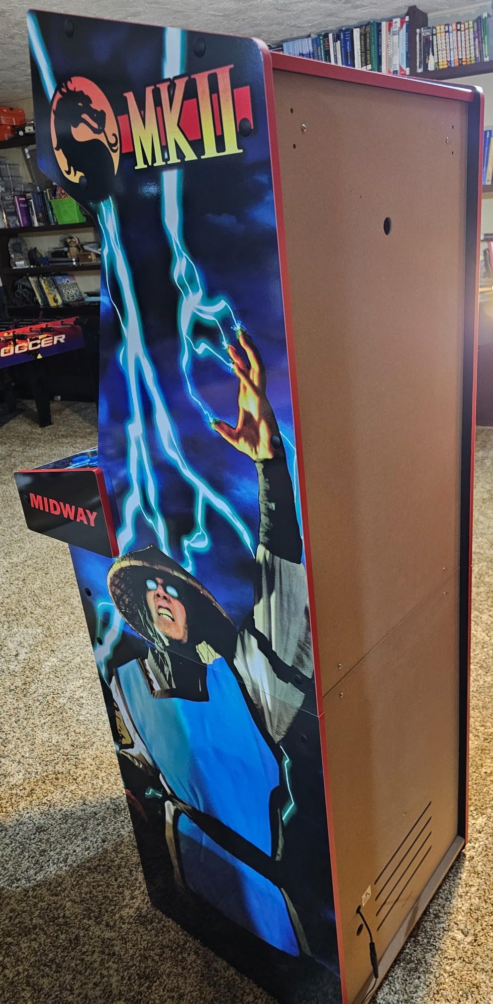 ARCADE1UP Mortal Kombat II Deluxe Arcade Machine, 14 Games | Gaming Cabinet with Real Feel Joysticks and Buttons, 17-Inch Color Screen customer photo 2