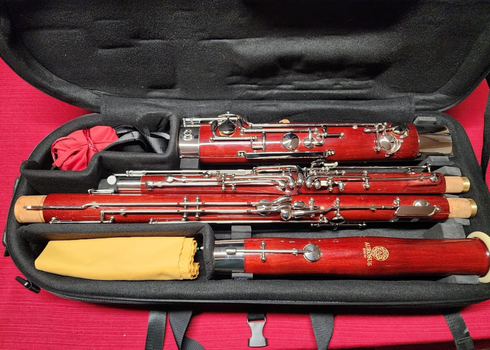 BNS-M C Key Student Bassoon Adult Maple Wood Bassoon Instruments | German Silver Plated Whisper Lock Mechanism Woodwind with High Grade Protective Case Accessories for Intermediate Players customer photo 2
