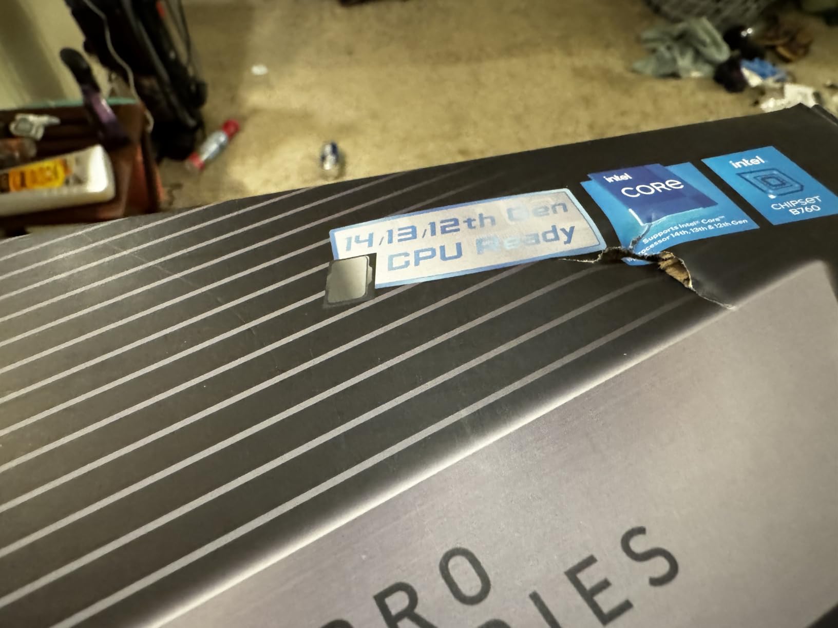 MSI PRO B760M-P DDR4 ProSeries Motherboard (Supports 12th/13th/14th Gen Intel Processors, LGA 1700, DDR4, PCIe 4.0, M.2, USB 3.2 Gen2, HDMI/DP, mATX) customer photo 1