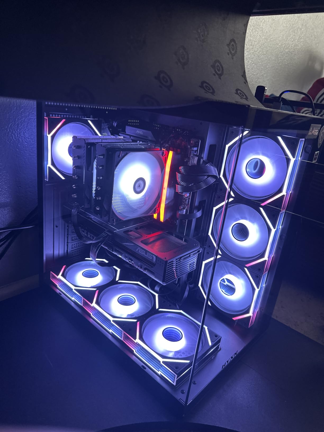 CORSAIR Vengeance RGB DDR5 RAM 32GB (2x16GB) Up to 6000MHz CL36-44-44-96 1.35V Intel XMP 3.0 Computer Memory customer photo 1