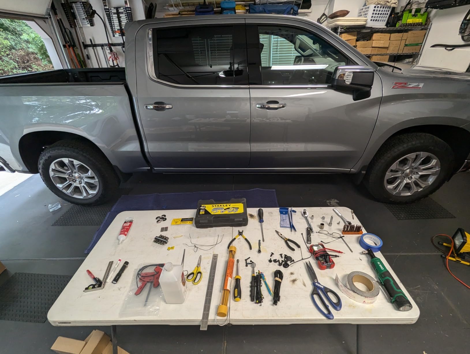 Rough Country Power Running Boards for Chevy Silverado & GMC Sierra 1500/2500HD/3500HD (2019-2026) Crew Cab - Dual-Motor Electric Retractable Side Steps with LED Truck Step Lights customer photo 1