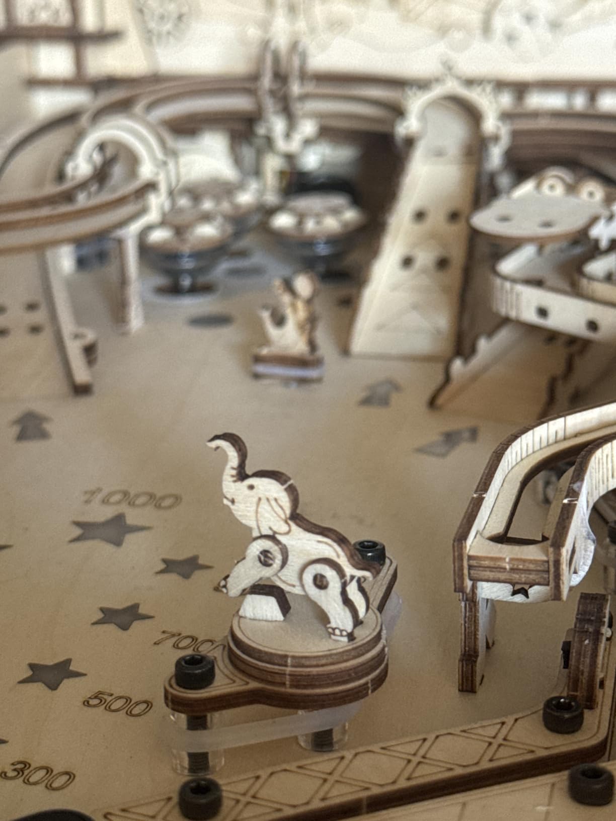 ROKR Miniature Pinball Machine-3D Wooden Puzzles for Adults-DIY Wood Model Kits for Adults-Toy Gifts for Ages 14 and Up customer photo 2
