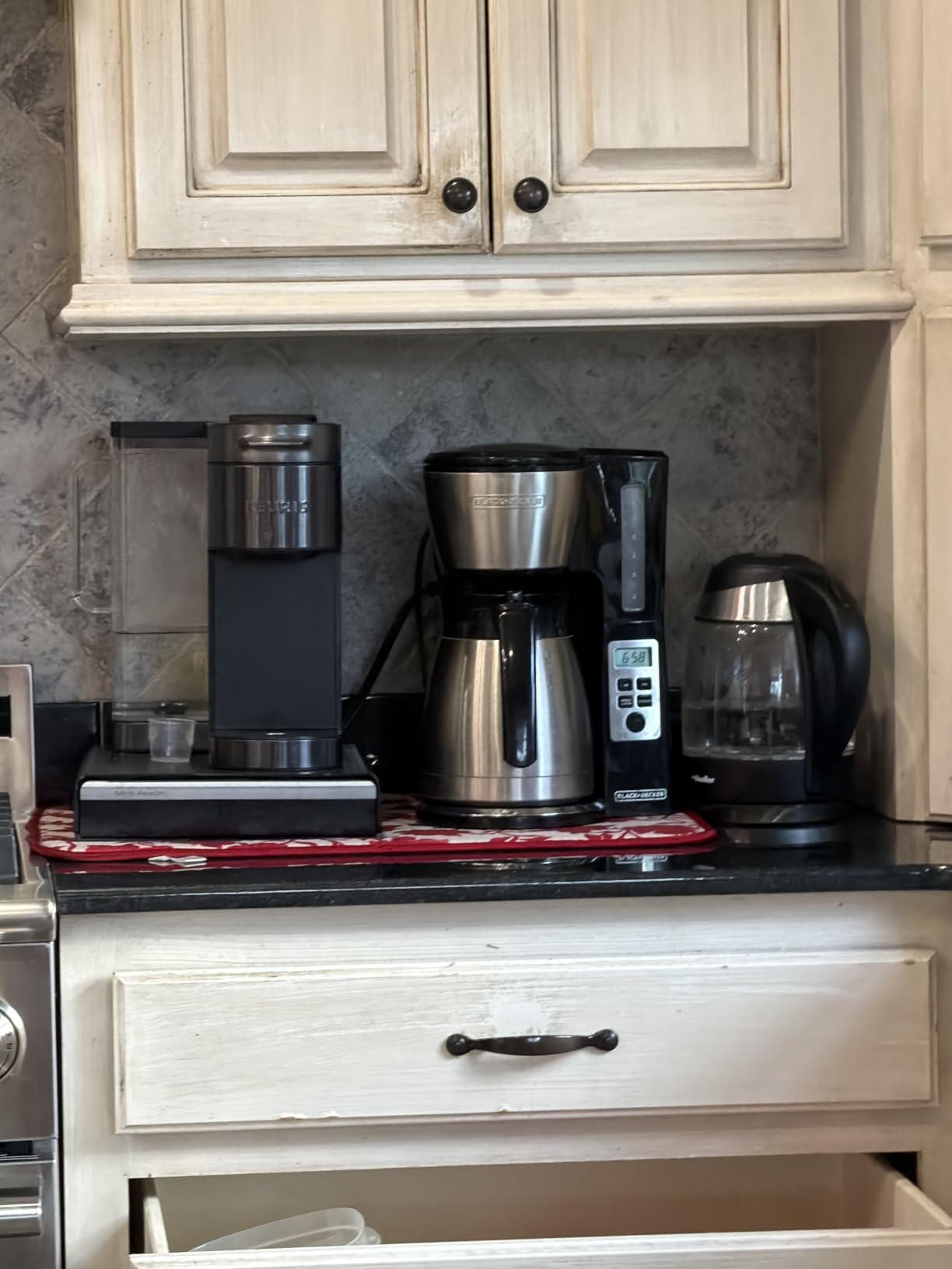 BLACK+DECKER 12 Cup Thermal Programmable Coffee Maker with Brew Strength and VORTEX Technology, Black/Steel, CM2046S customer photo 2