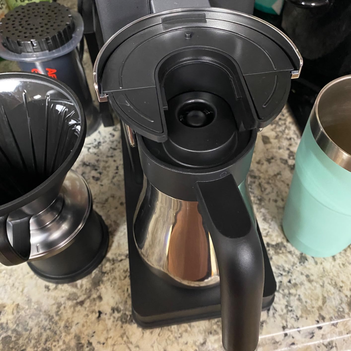 BALMUDA The Brew | Automatic Pour Over Coffee Maker | Clear Brewing Method | Precise Temperature Regulation | Three Brewing Modes: Regular, Strong, Iced | Compact Design | US Version customer photo 1