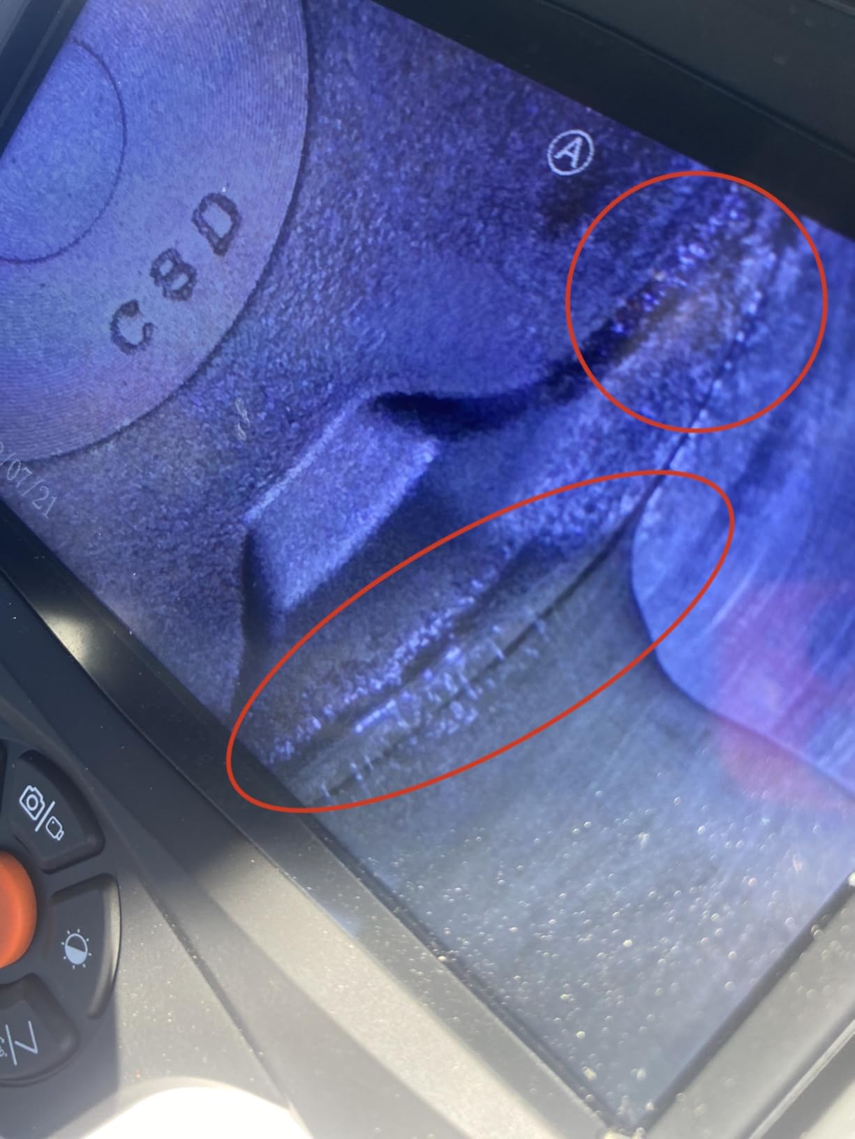 VEVOR Triple Lens Inspection Camera with Light, 5