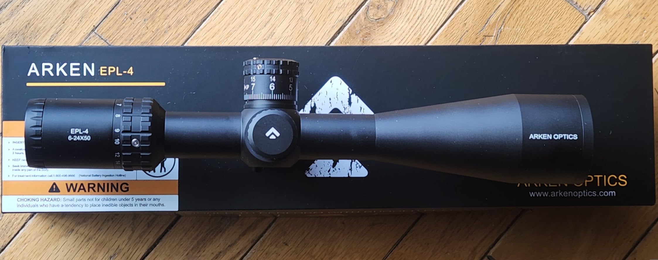 Arken Optics EPL4 6-24x50 FFP Lightweight Hunting Rifle Scope | 24.7oz, 30mm Tube, AZS Zero Stop, Illuminated VHR/VPR Reticle customer photo 1