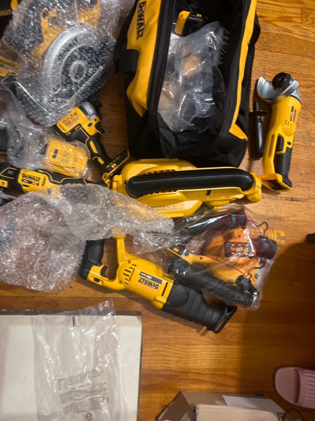 DEWALT 20V MAX Power Tool Combo Kit, 10 Tool Cordless Power Tool Set, 2 Batteries, Charger and 2 Bags Included, Dewalt Brushless Combo Kit (DCK1021D2) customer photo 2