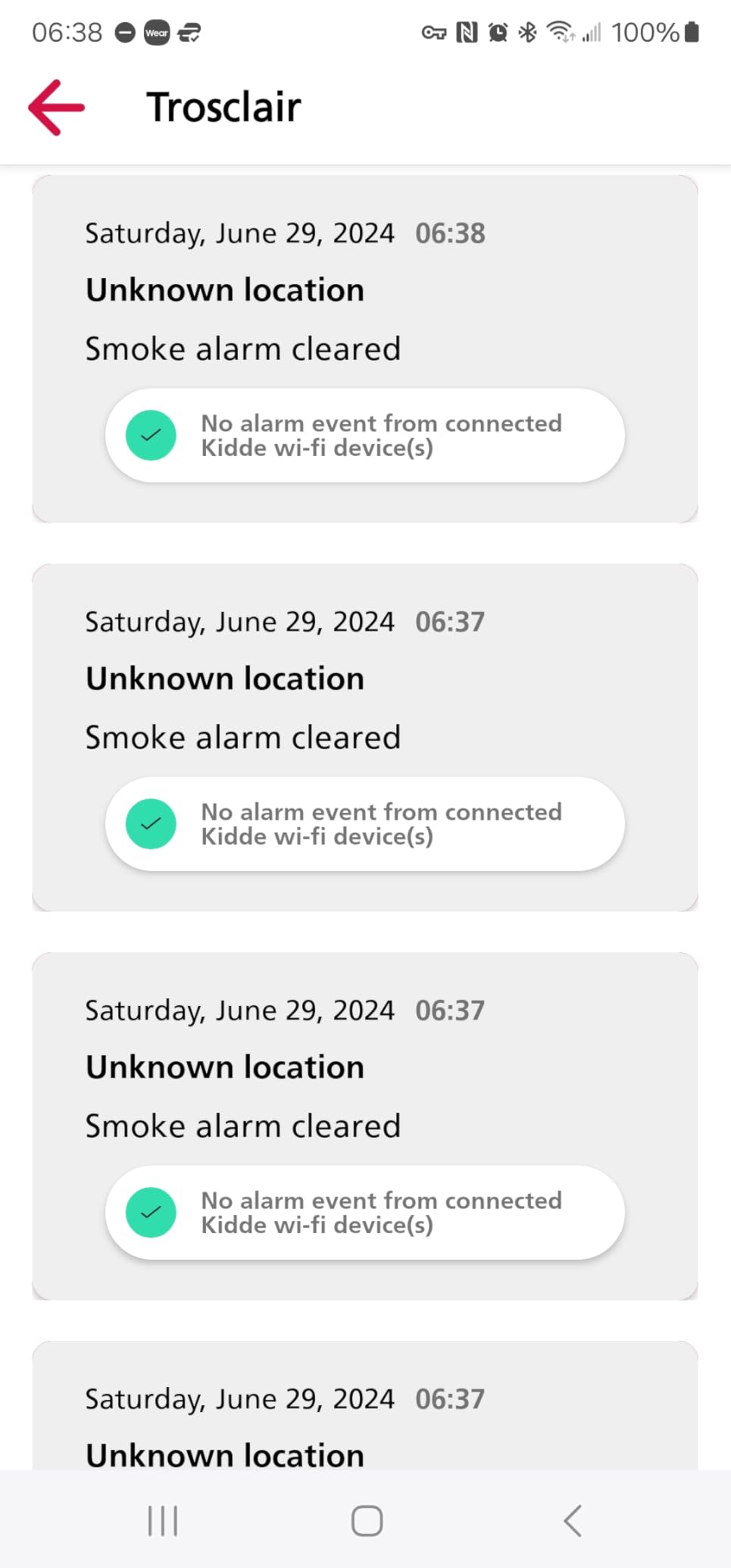 Kidde Smart Smoke Detector & Indoor Air Quality Monitor, WiFi, Alexa Compatible Device, Hardwired w/Battery Backup, Voice & App Alerts, 2 Pack customer photo 1