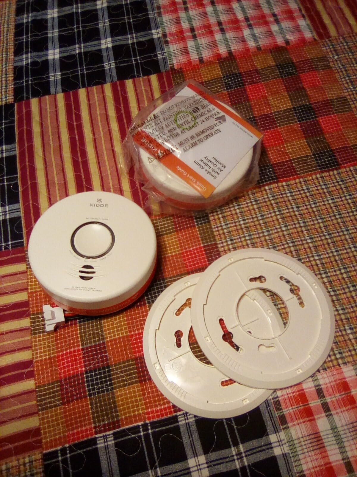 Kidde Smart Smoke Detector & Indoor Air Quality Monitor, WiFi, Alexa Compatible Device, Hardwired w/Battery Backup, Voice & App Alerts, 2 Pack customer photo 2