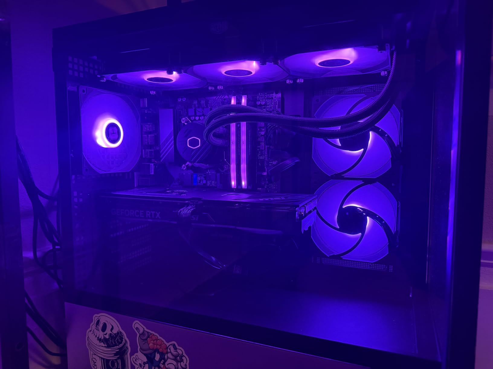 Cooler Master 360L Core AIO CPU Liquid Cooler - 360mm Radiator, 3X ARGB PWM Fans, Patented Gen S Dual-Chamber Pump, Quiet Cooling & Easy Installation, AMD AM5/AM4 & Intel LGA 1851/1700, Black customer photo 1