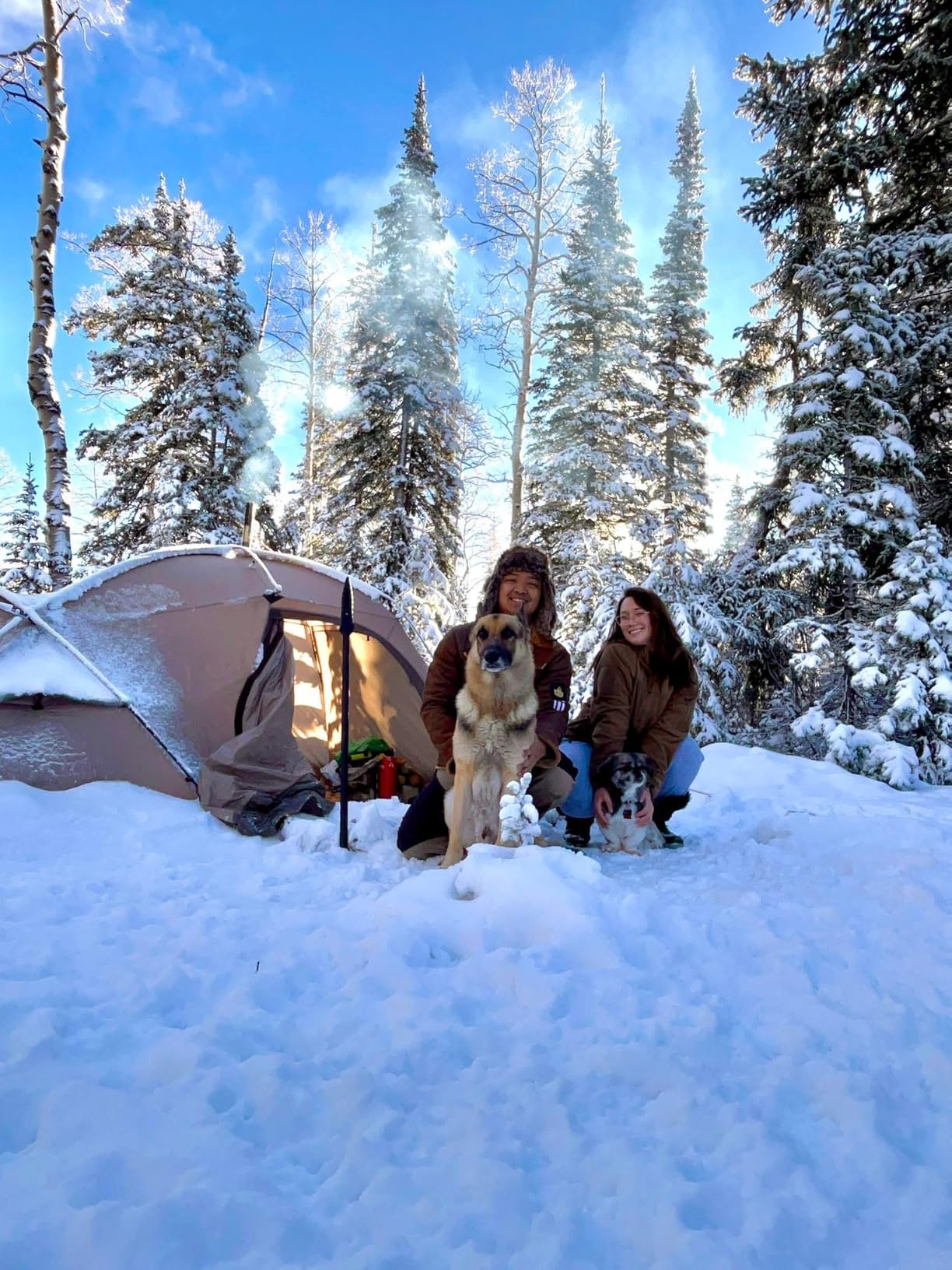 Naturehike Massif Hot Tent with Stove Jack, Waterproof Windproof 4 Season Tent, 2/4 Person Cold Weather Winter Tents for Camping customer photo 2