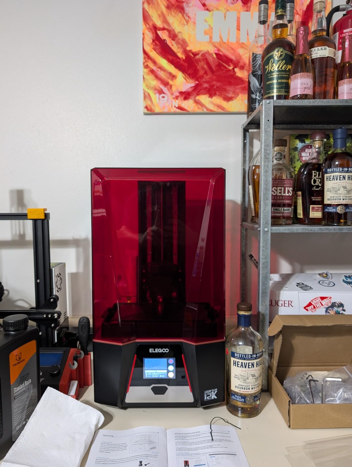 ELEGOO Saturn 3 MSLA 12K 3D Printer | Desktop Resin Impresora with 10-Inch Monochrome LCD, Voxeldance Tango Slicer, Large Printing Size of 8.62 × 4.84 × 9.84 inch customer photo 2