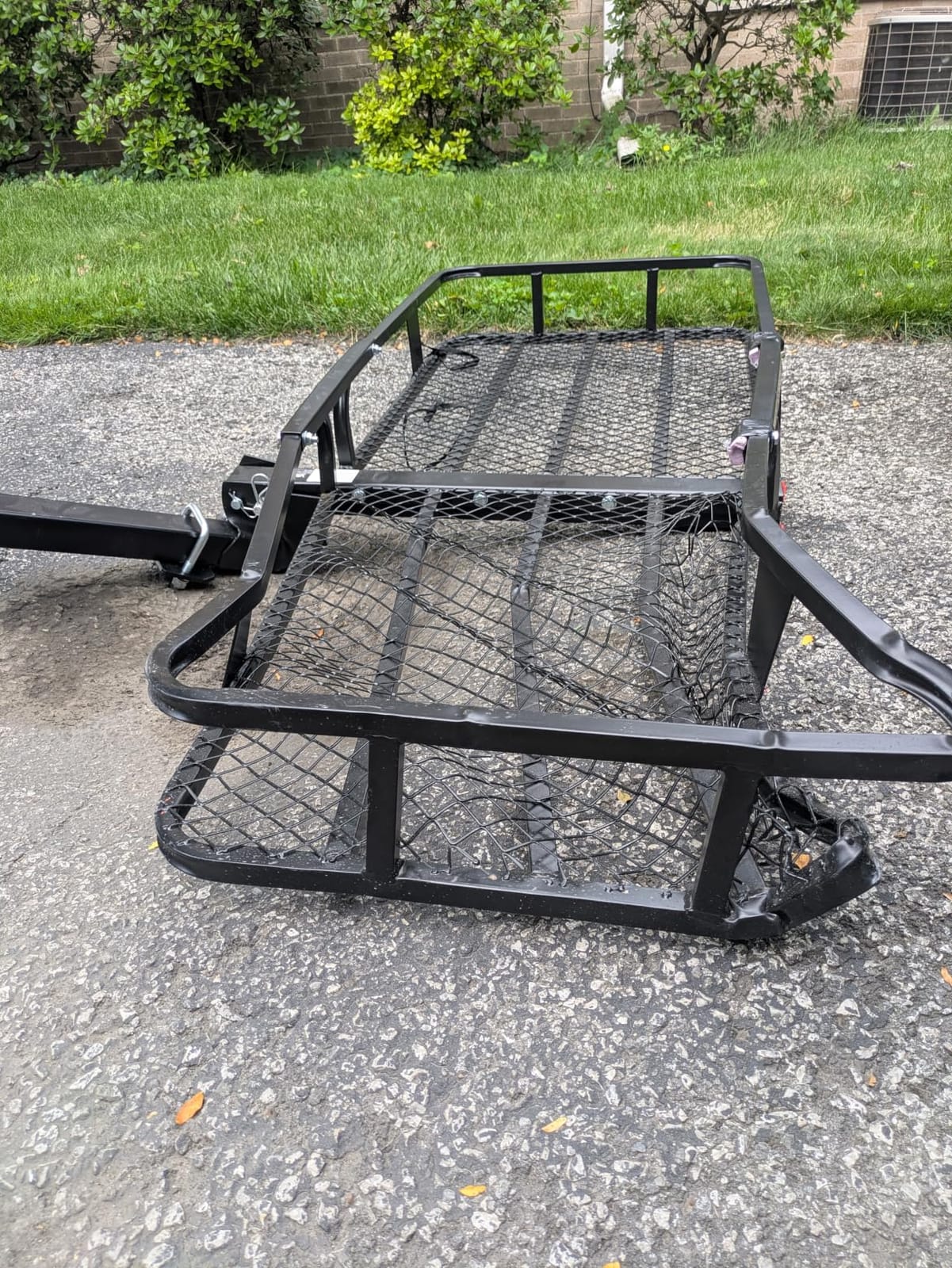 VEVOR 60 x 24 x 6 in Folding Hitch Cargo Carrier 500lbs Capacity | High Strength Steel Luggage Basket with Waterproof Bag, Fits 2