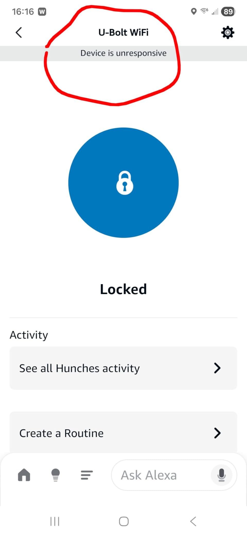 ULTRALOQ U-Bolt Pro WiFi Smart Lock with Door Sensor, App Remote Control | Built in Wi-Fi Deadbolt Smart Locks for Front Door with Fingerprint ID, Share Access, Auto Unlock, Auto-lock, ANSI Grade 1 customer photo 1