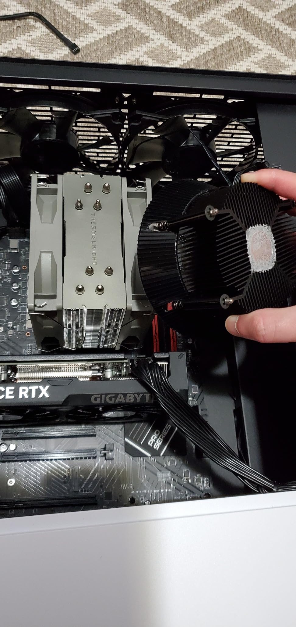 Thermalright Assassin Spirit 120 V2 Plus CPU Air Cooler, 4 Heat Pipes, Double PWM Quiet Fan CPU Cooler, Computer Heatsink Cooler, for AMD AM4 AM5/Intel 1700/1150/1151/1200(AS120 V2 Plus) customer photo 1