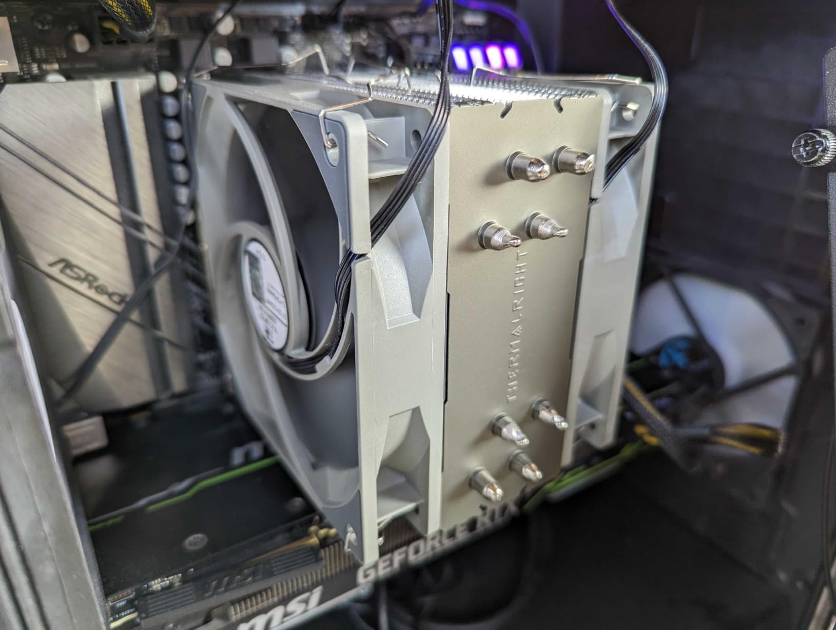 Thermalright Assassin Spirit 120 V2 Plus CPU Air Cooler, 4 Heat Pipes, Double PWM Quiet Fan CPU Cooler, Computer Heatsink Cooler, for AMD AM4 AM5/Intel 1700/1150/1151/1200(AS120 V2 Plus) customer photo 2