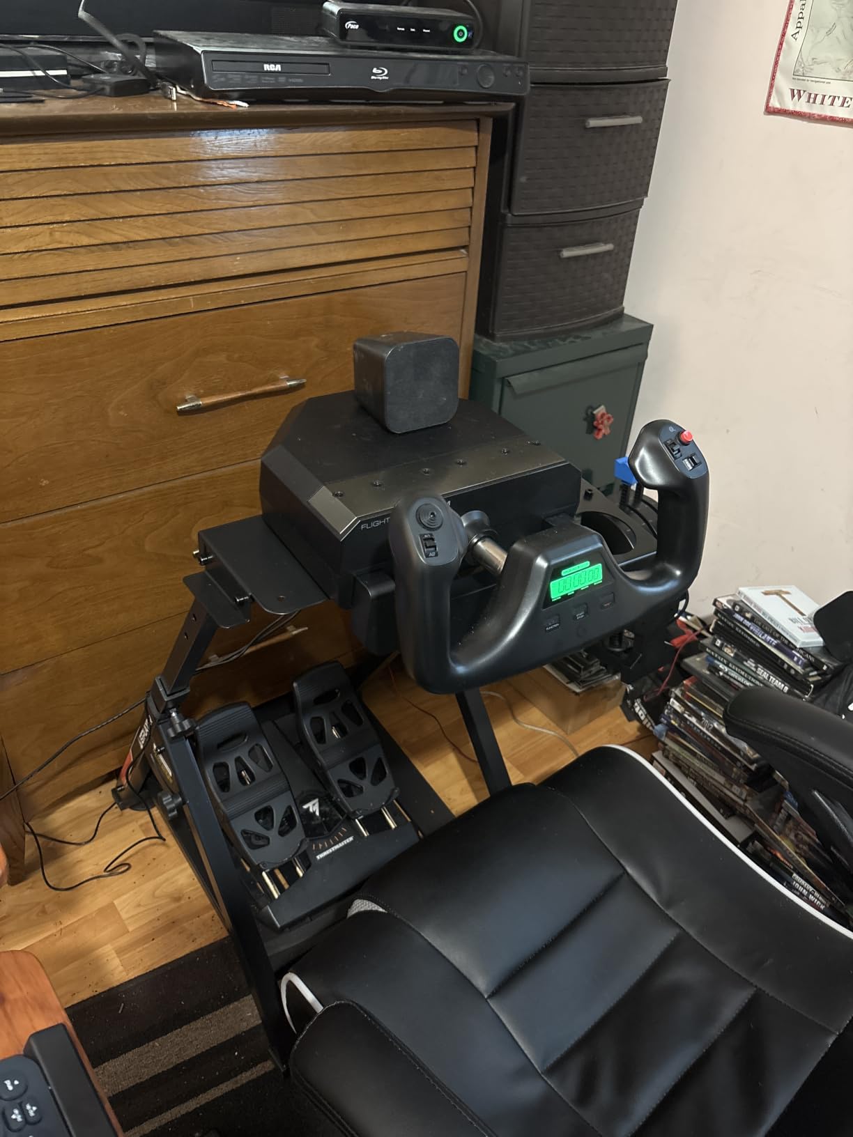 GTPLAYER Sim Racing Wheel Stand Simulator Cockpit Wheel Stand Racing Steering Shifter Mount fit for Logitech G25 G27 G29 G920 G923 Thrustmaster T330TS Gaming Stand Wheel Pedals NOT Included, Black customer photo 1