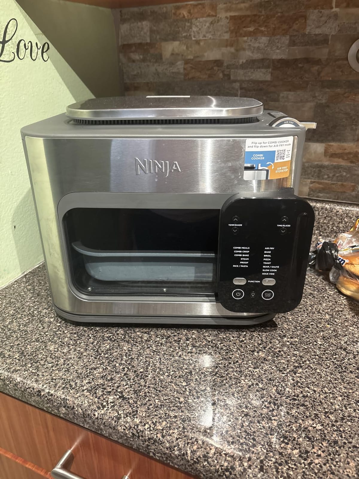 Ninja Combi All-in-One Multicooker & Air Fryer, Stainless Steel, SFP701 | Cooks complete family meals in 15 mins, HyperSteam + Air Fry, 14-in-1, Bake, Roast, Slow Cook & more, 3 accessories included. customer photo 1