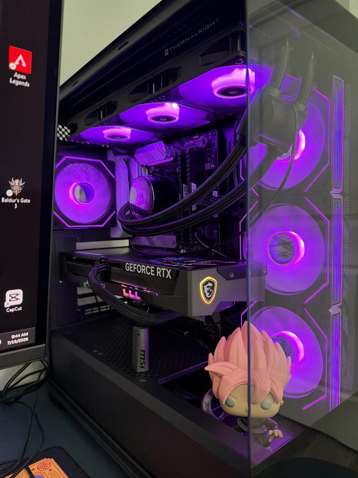 MSI MAG A750GL PCIE5, Fully Modular Compact Gaming 750W Power Supply, 80+ Gold, ATX 3.1 & PCIe 5.1 Ready, Native Dual-Color 12V-2x6 Cable, 10 Year Warranty customer photo 1