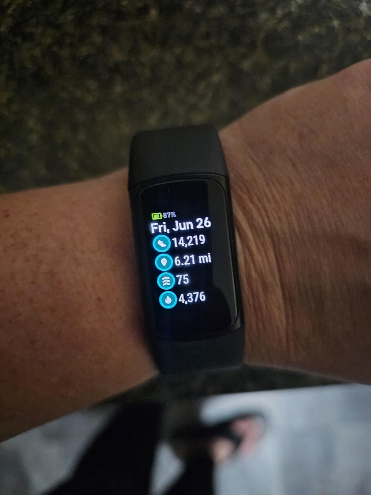 Google Fitbit Charge 6 - Fitness Tracker - Obsidian/Black | Google apps, heart rate on exercise equipment, 3-month Google Health Premium membership included customer photo 1