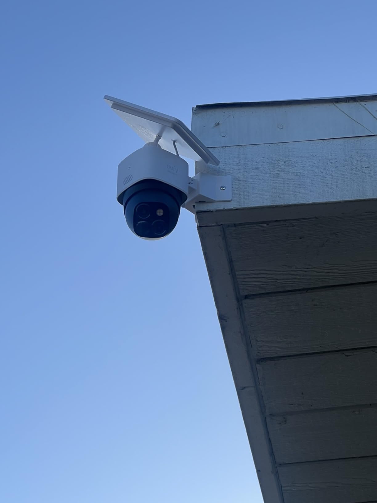 eufy SoloCam S340, 3K Dual-Lens Solar Security Camera | 360 Coverage, Pan & Tilt, No Blind Spots, AI Detection & Tracking, Color Night Vision, No Monthly Fee, Built-in 8GB customer photo 1