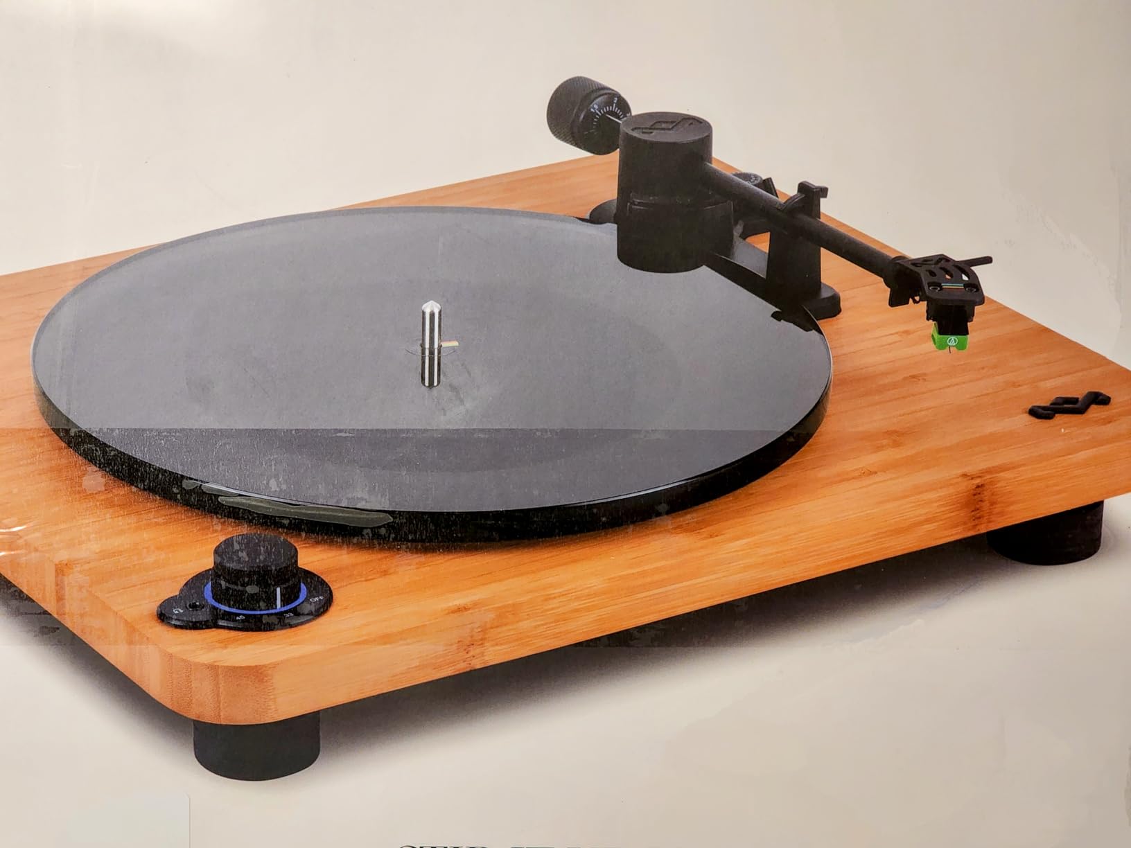 House of Marley Stir It Up Lux Wireless Turntable: Vinyl Record Player with Wireless Bluetooth Connectivity, Built-in Pre-Amp, and Sustainable Materials customer photo 1