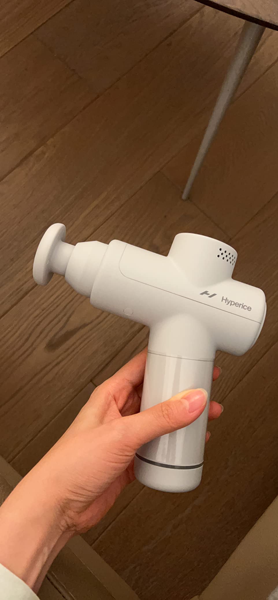 Hyperice Hypervolt Go 2 - Black - Featuring Quiet Glide Technology - Handheld Percussion Massage Gun - 3 Speeds, 2 Interchangeable Heads - Helps Relieve Sore Muscles and Stiffness customer photo 1