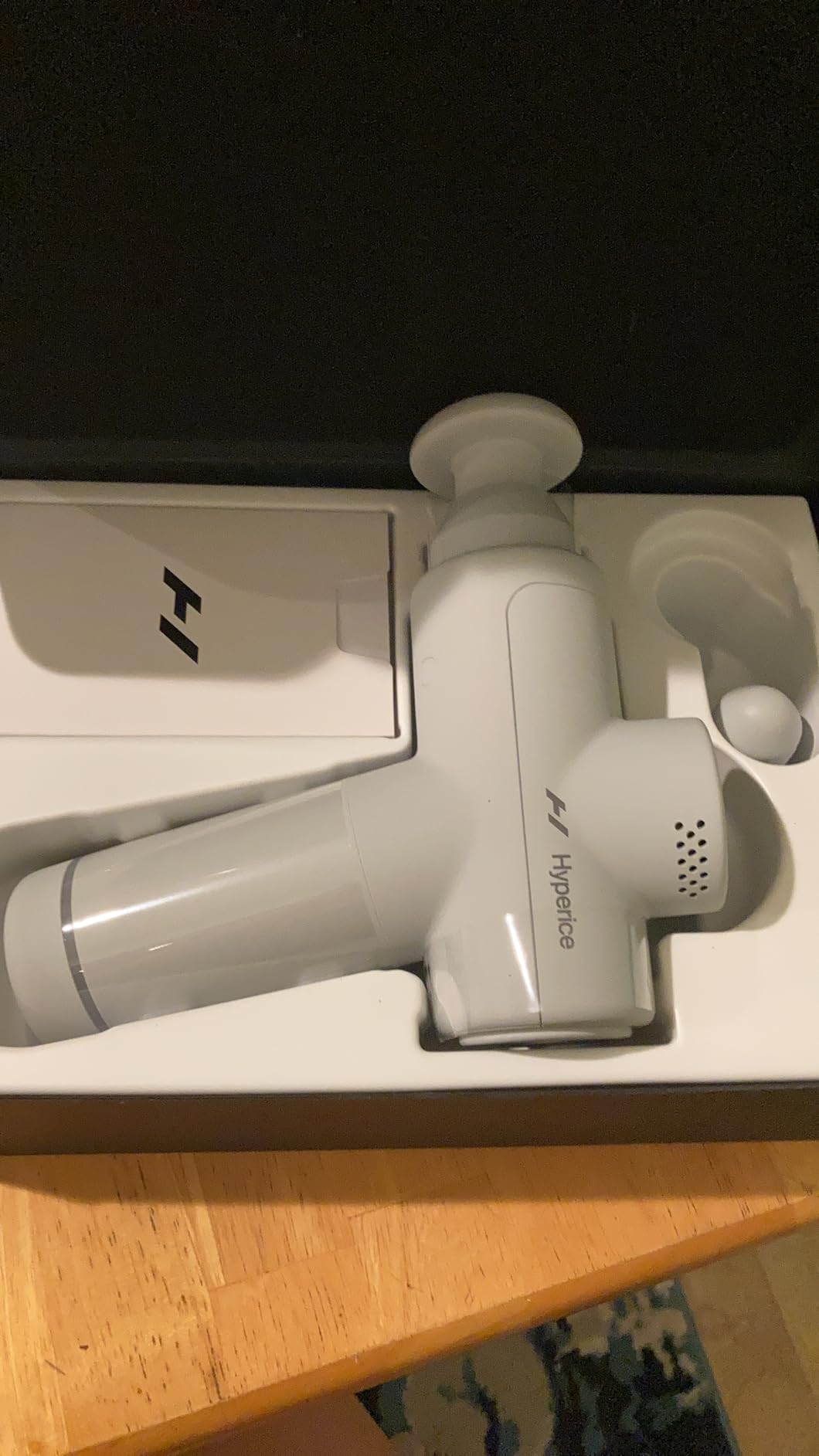 Hyperice Hypervolt Go 2 - Black - Featuring Quiet Glide Technology - Handheld Percussion Massage Gun - 3 Speeds, 2 Interchangeable Heads - Helps Relieve Sore Muscles and Stiffness customer photo 2