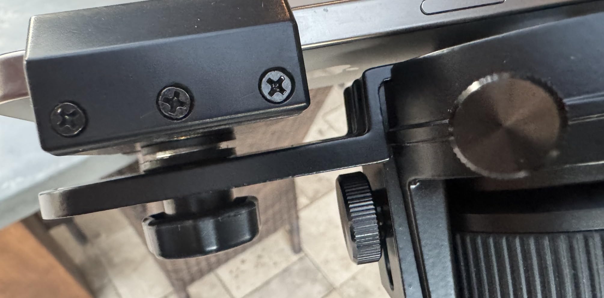 Upgrade Smartphone Scope Adapter Spotting Scope Phone Adapter - Precision Metal Telescope Phone Mount for Spotting Scopes, Binoculars, Monocular, Telescope, Microscope customer photo 1