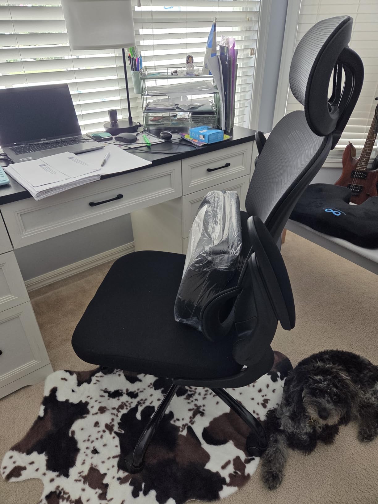 TRALT Office Chair Ergonomic Desk Chair, 330 LBS Home Mesh Office Desk Chairs with Wheels, Comfortable Gaming Chairs (1, White) customer photo 1