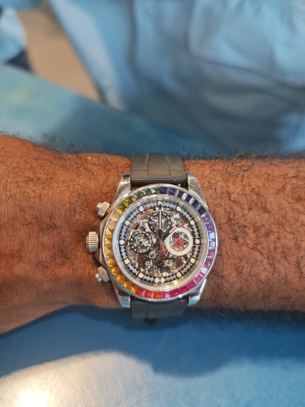 Pagani Design Skeleton Design Mechanical Waterproof Watch Sapphire Crystal High Precision Men's Luxury Watches customer photo 2