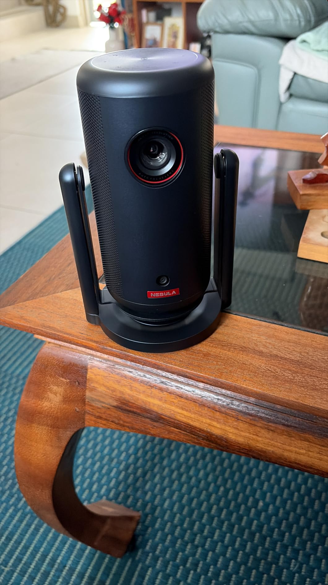 NEBULA Capsule 3 GTV Portable Mini Projector, Netflix Officially Licensed, 1080P Smart Projector with Wi-Fi, 2.5 hrs Battery, 120-Inch Display, Dolby Digital, for Any Space customer photo 2