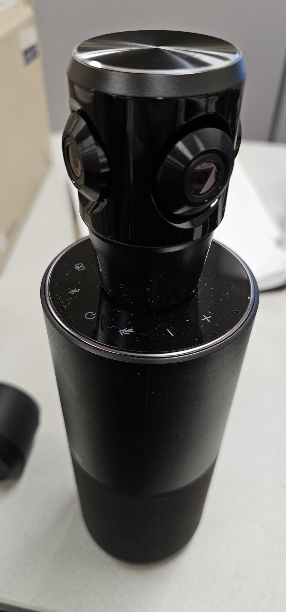 TOUCAN 360-Degree Video Conference Camera, 1080p HD Webcam with 4 Noise Reduction Mics, Speaker, AI Tracking, Works with Zoom, Google Voice, Microsoft Teams and More, for PC/Mac/Tablet customer photo 2