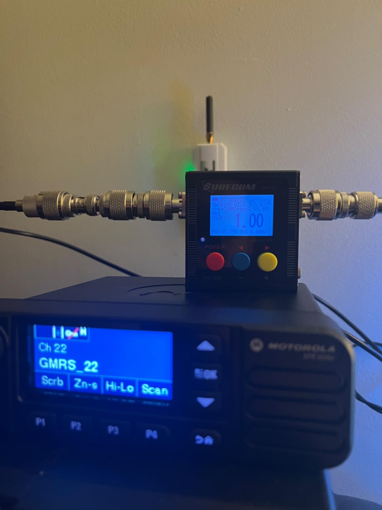 HYS GMRS Pretuned Low-Profile UHF Whip NMO 462-467MHz 5/8 Antenna, 150W, 3.5dBi, Long Range Amateur NMO Antenna for Midland Motorola Cobra GMRS Mobile Radio, for Farms/Ranches/Off-Roading customer photo 2