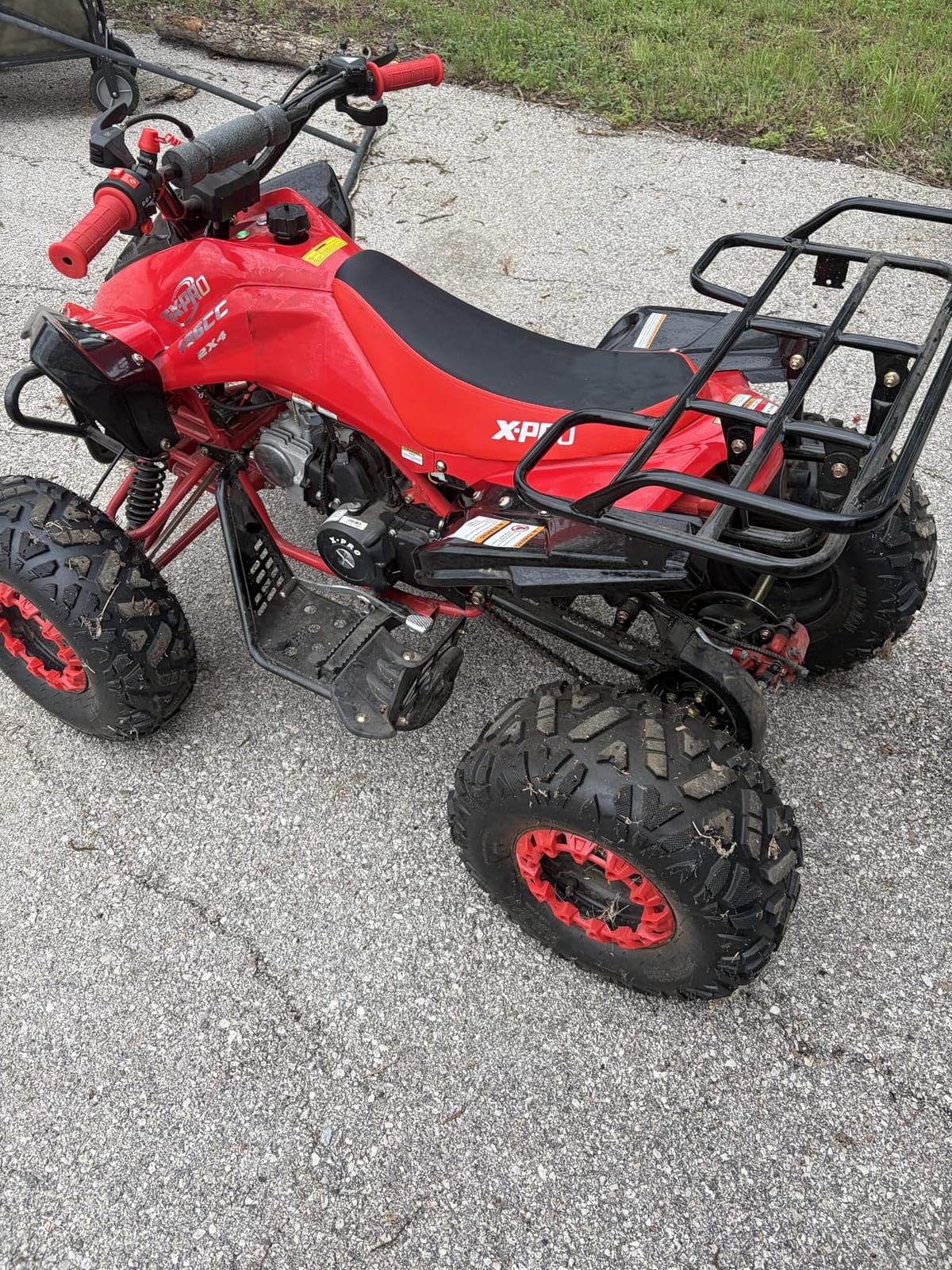 X-PRO 125cc ATV 4 Wheels Quad 125 ATV Quads with LED Lights, Big 19