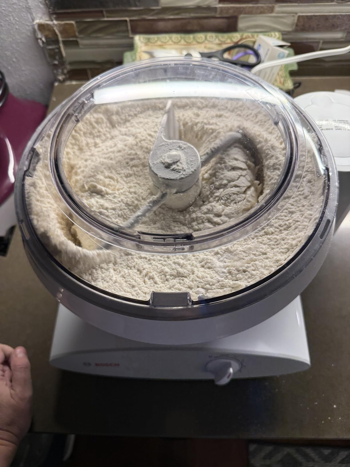 Bosch Universal Plus Stand Mixer 500 Watt, 6.5 Quarts with Wire Whips, Dough Hook & NutriMill Dough Hook Extender Bundle customer photo 2