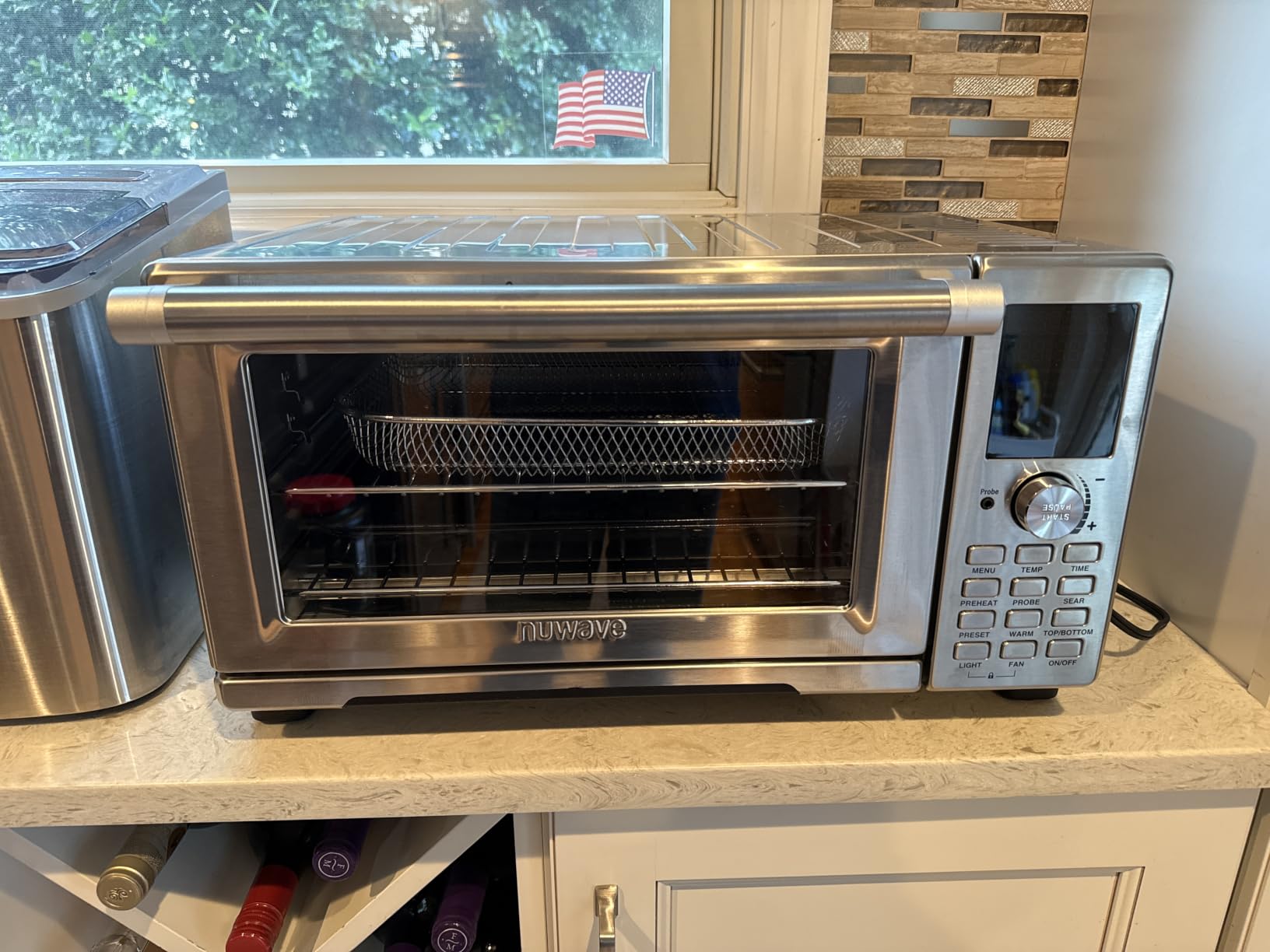 Nuwave Bravo XL Pro Air Fryer Toaster Oven, Improved 100% Super Convection | Quicker & Crispier Results, 100 Presets, Multi-Layer Even Cooking, 50-500F, Smart Probe, PFAS Free, 30QT customer photo 1