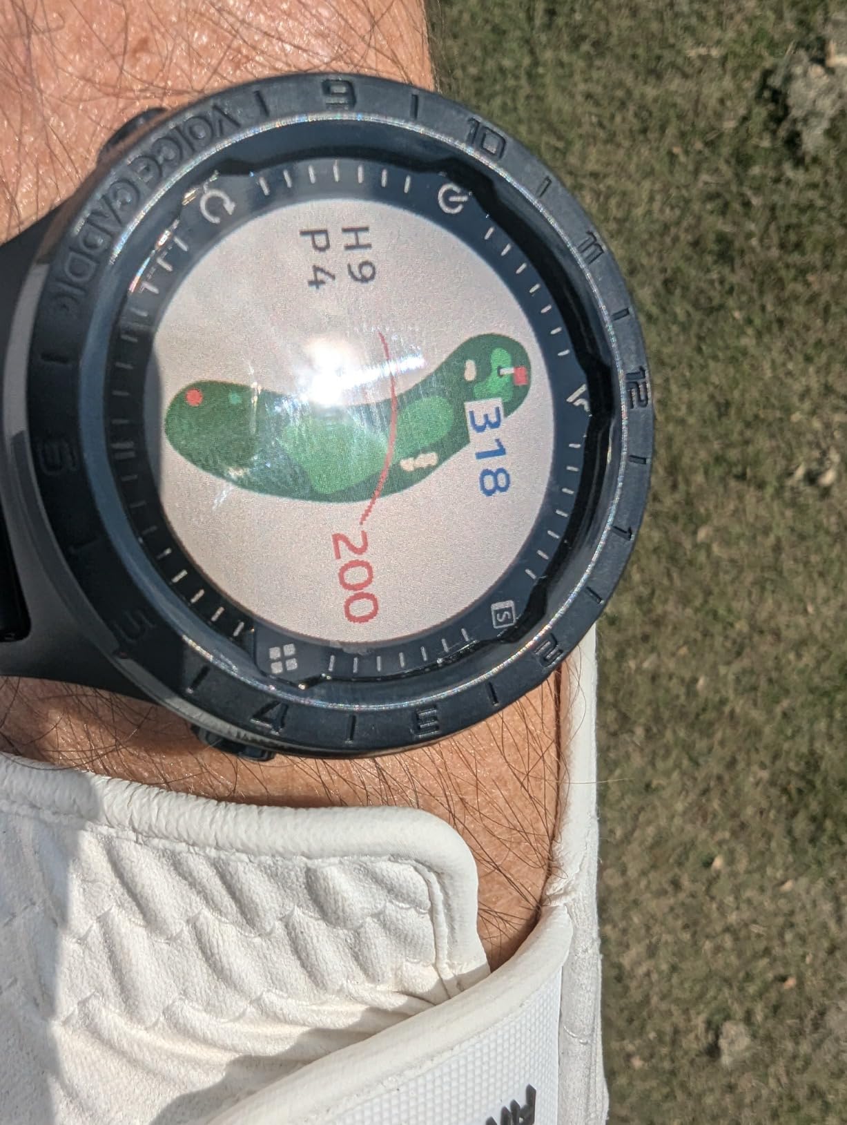 Voice Caddie A3 Golf Watch w/Green Undulation No Monthly Subscription 40k+ Preinstalled Courses Lightweight w/Slope Mode 1.3