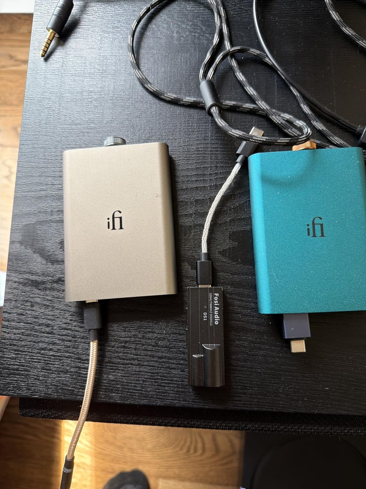 iFi hip-dac3 - Portable Hi-Res DAC/Headphone Amp - True Balanced Circuit, 400mW Output, Dual USB-C, PCM 384kHz/DSD256/MQA Decoding, XBass Analog Enhancement, PowerMatch, iEMatch & up to 12hrs Playtime customer photo 2