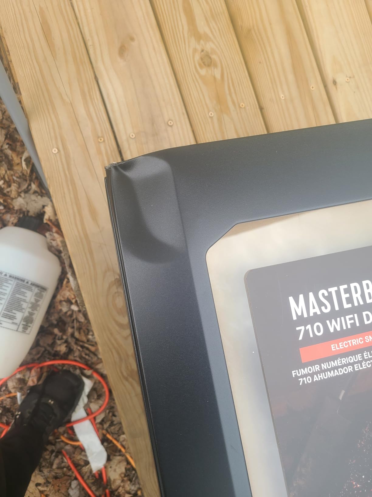 Masterbuilt 710 WiFi Digital Smoker, Vertical Design, 711 Cooking Sq. Inches, 4 Chrome Coated Smoking Racks, Wood Chip Loader, Electric Fuel Source to Plug in and Start Cooking, Black Model MB20070924 customer photo 1