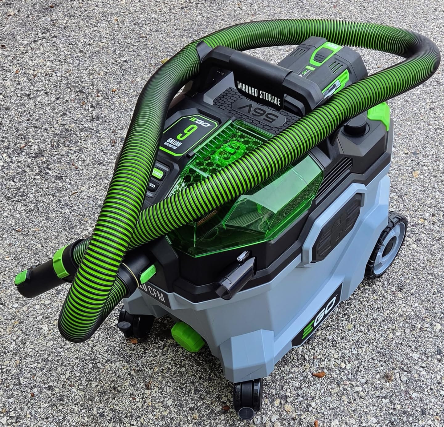 EGO Power+ Shop Vacuum Wet Dry, Car Vac, Portable Cordless Cleaner, 9 Gallon 110 CFM customer photo 1
