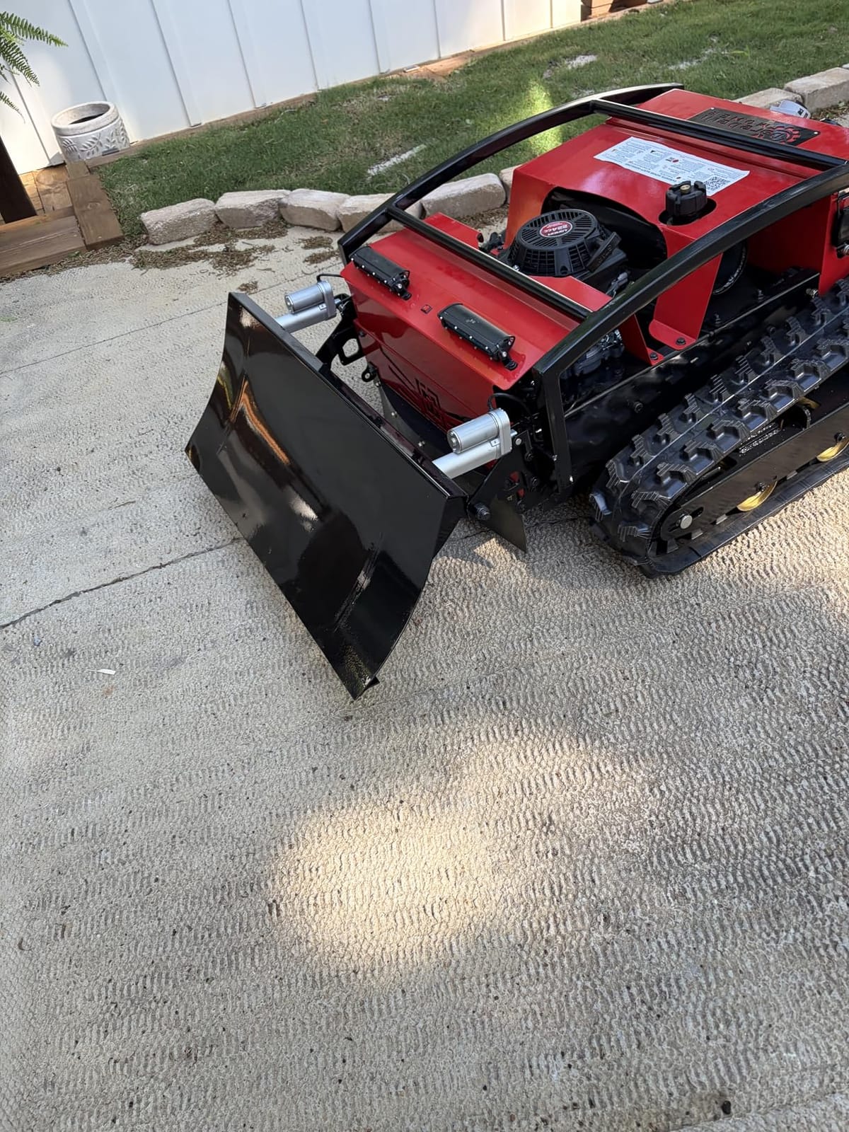 Remote Control Lawn Mower | 55-Degree Slope Climb | 24 Inch Cut | 6L Gas Tank | Brushless Drive Motor | 9hp Gas Engine | Snowplow customer photo 2