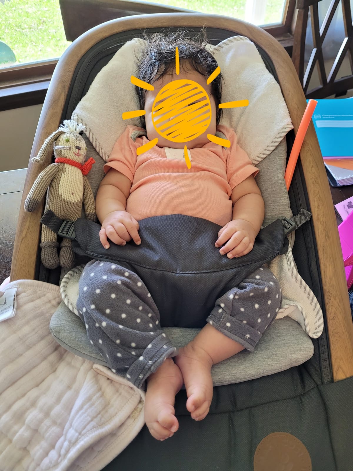 Maxi-Cosi Kori 2-in-1 Baby Bouncer Seat for Infants, Baby Rocker Chair, Portable Bouncer Chair, Classic Oat customer photo 2